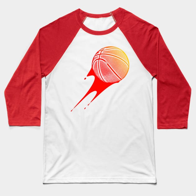 Basketball 2 - Drip Baseball T-Shirt by tatzkirosales-shirt-store